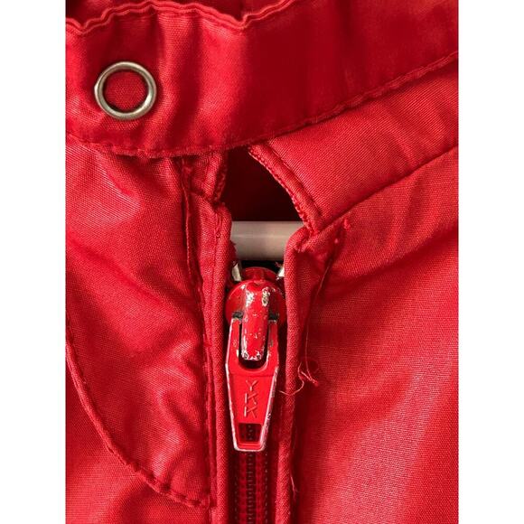 Members only VTG men’s red windbreaker bomber racer full zip jacket size 40 - Picture 2 of 14